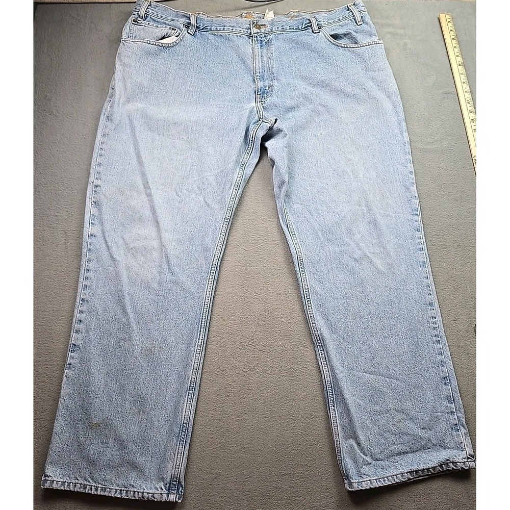 Eddie Bauer Edition Denim Jeans W44xL34 Relaxed Fit‎ Basic Heavy Light Wash